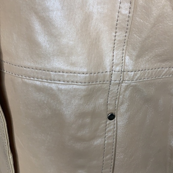 BERNARDO Leather Jacket Metallic Pink - Picture 3 of 7